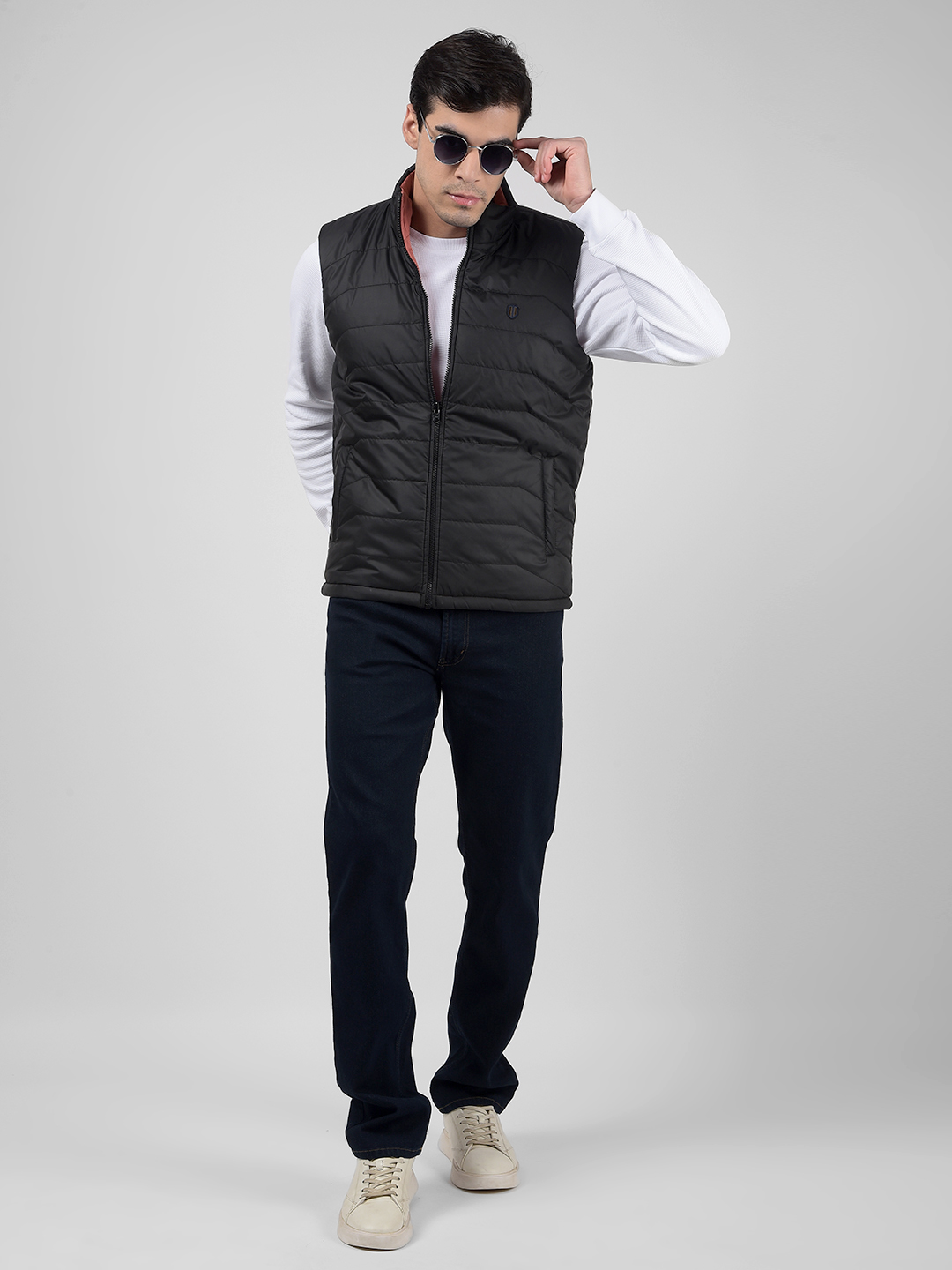 Numero Uno Men Regular Fit Reversible Puffer Jacket